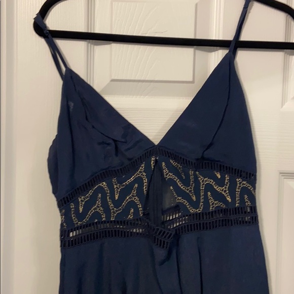 Navy blue cut out dress - Picture 3 of 7